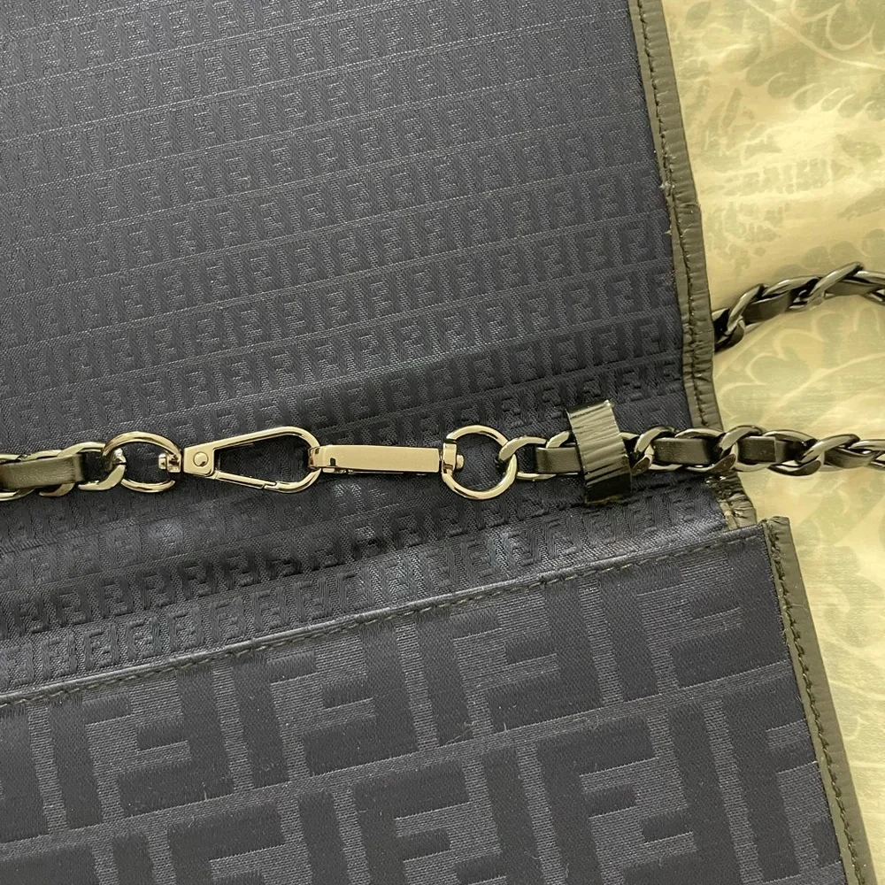 Fendi Navy Blue Clutch - Picture 4 of 7